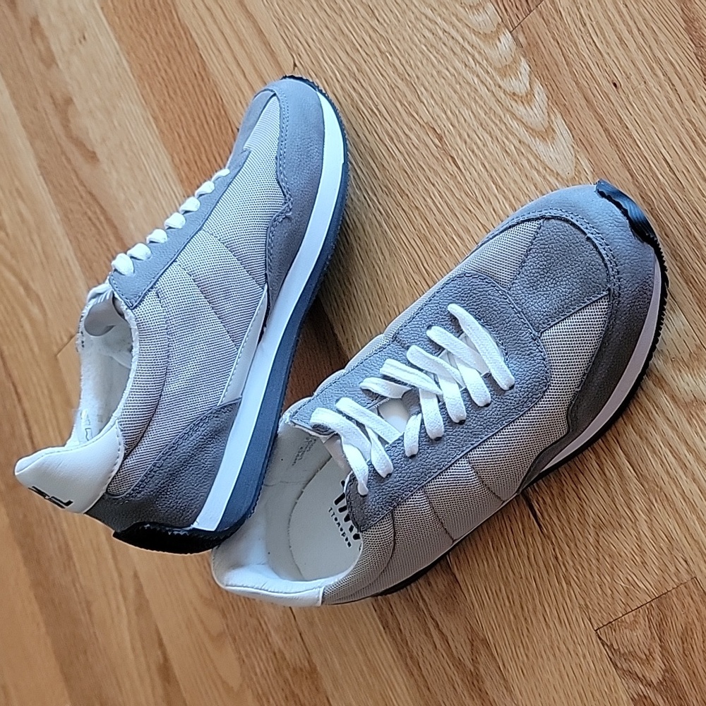 Madewell Gray Lace Up Sneaker Athletic Shoes